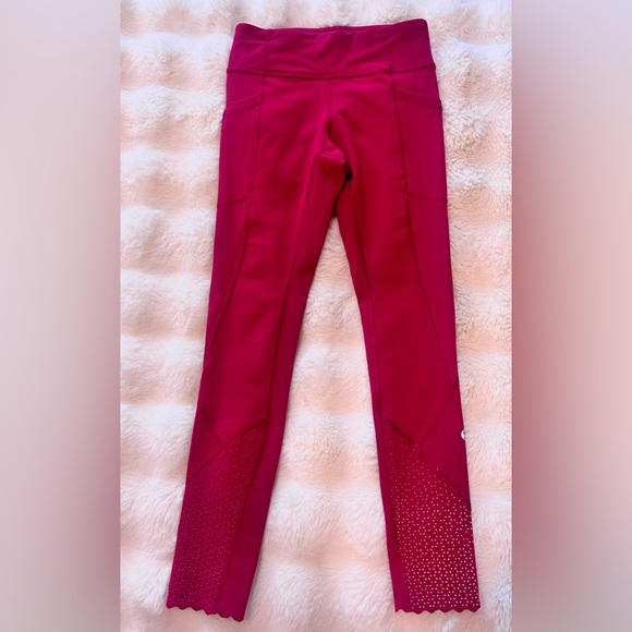 Lululemon tight stuff 2 tight ruby red size 2 - Picture 8 of 8